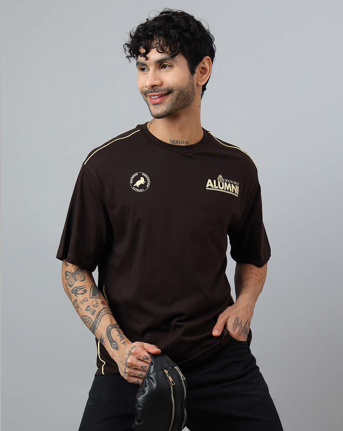 Harry Potter Printed Oversized Tshirt For Men