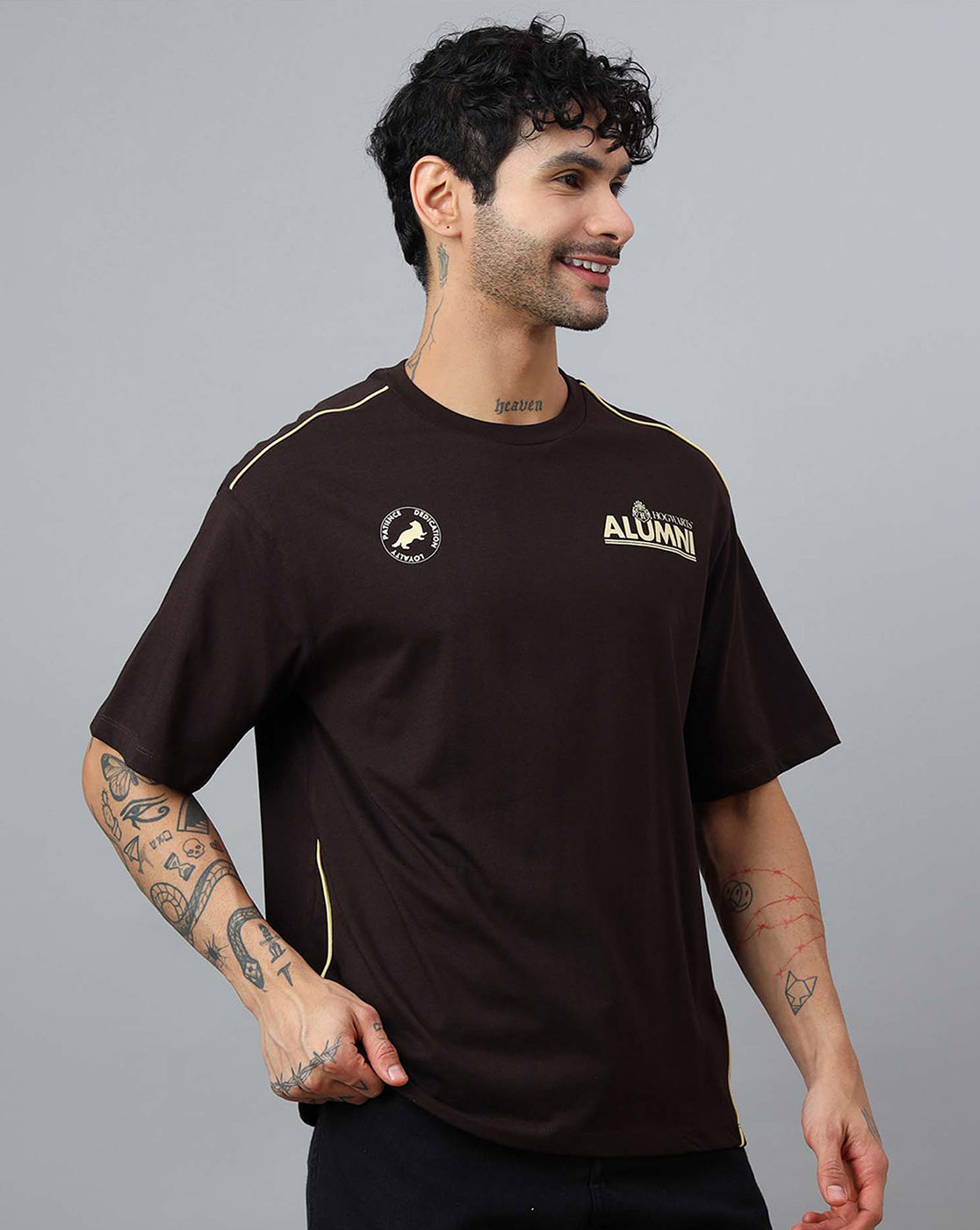 Harry Potter Printed Oversized Tshirt For Men