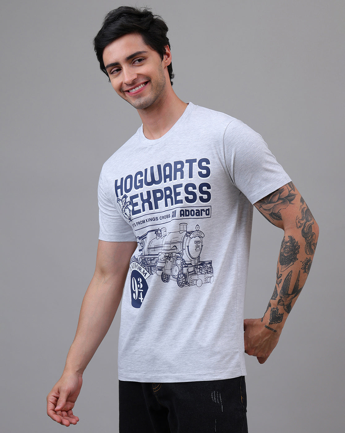 Harry Potter Printed Regular Fit Tshirt For Men