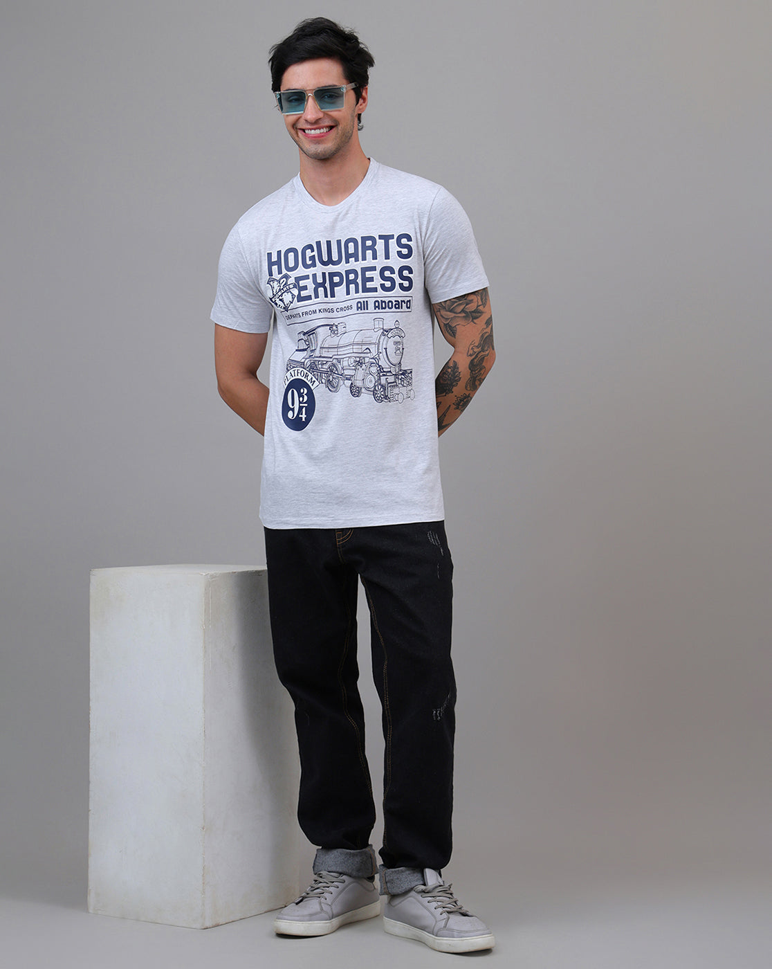 Harry Potter Printed Regular Fit Tshirt For Men