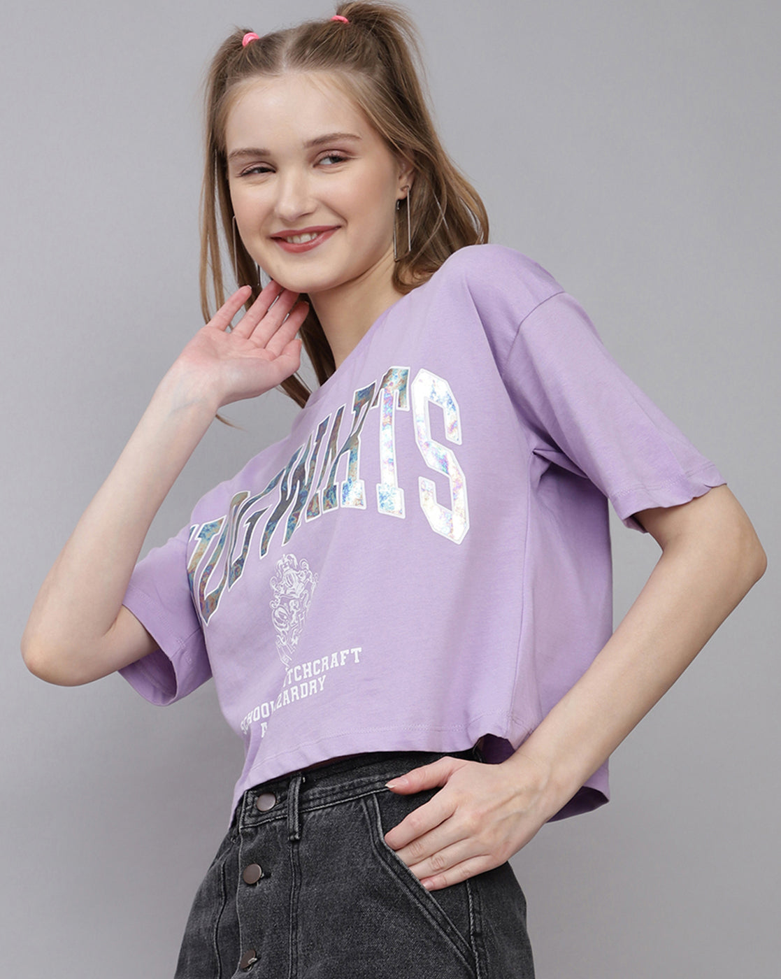 Harry Potter Printed Boxy Fit Tshirt For Women