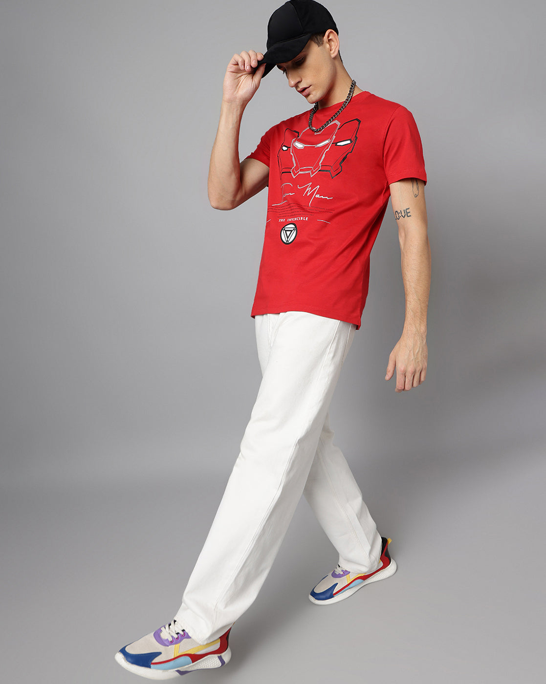 Iron Man Invincible Regular Fit Tshirt Men