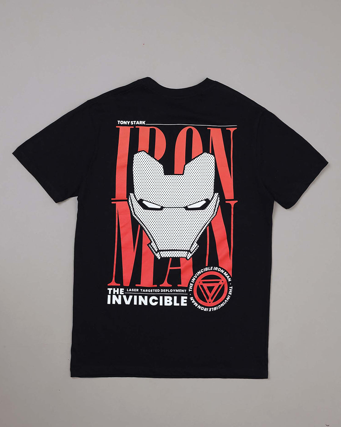 Iron Man Printed Regular Fit Tshirt For Men