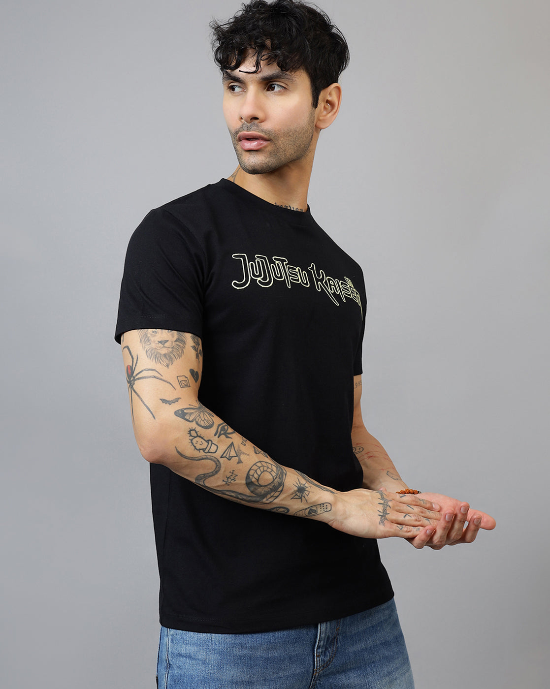 Jujutsu Kaisen Printed Regular Fit Tshirt For Men