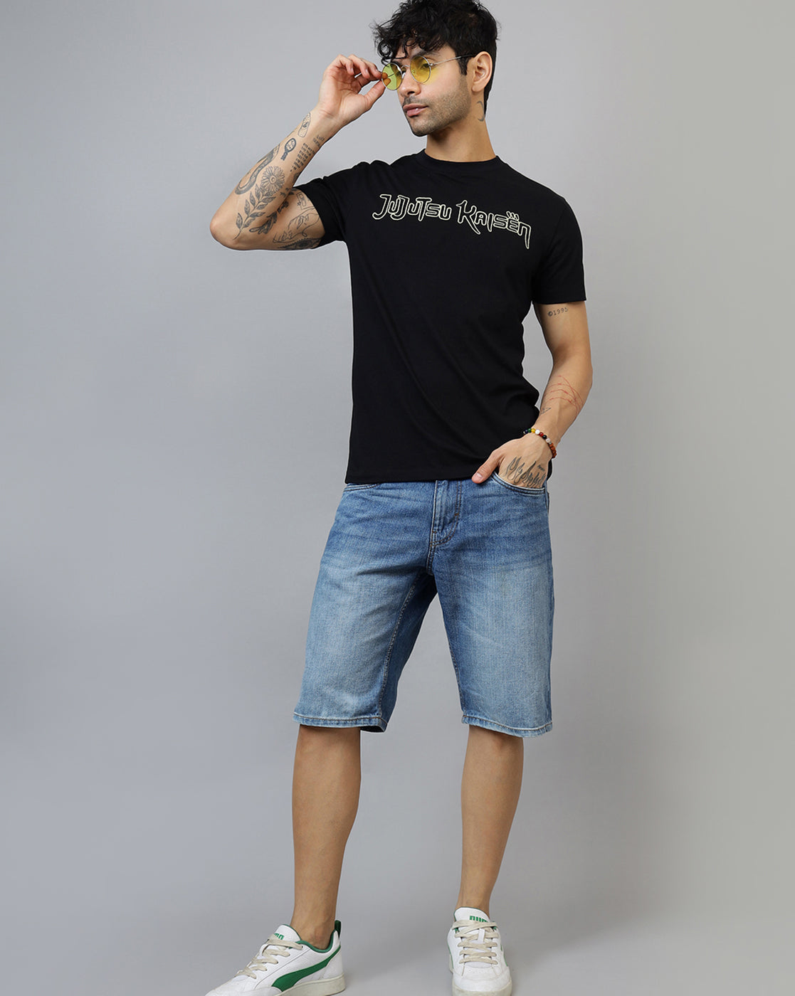 Jujutsu Kaisen Printed Regular Fit Tshirt For Men