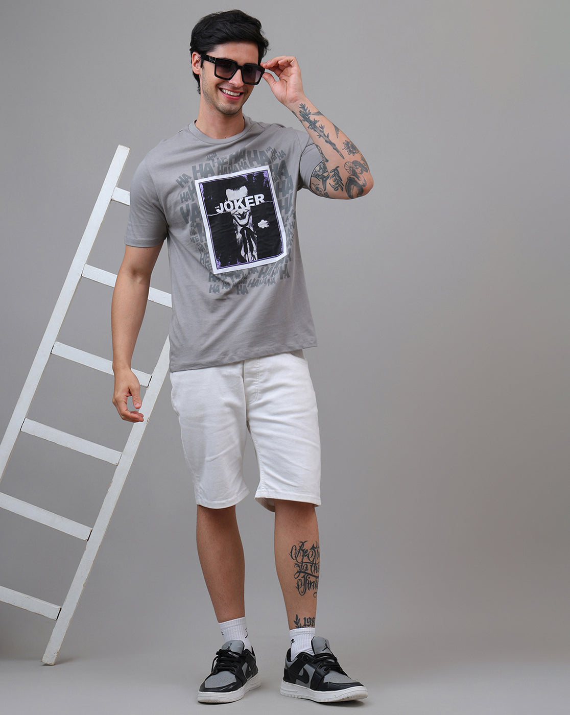 Joker Printed Relaxed Fit Tshirt For Men