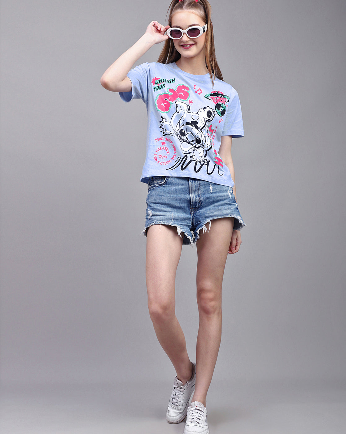 Lilo & Stitch Regular Fit Tshirt For Women