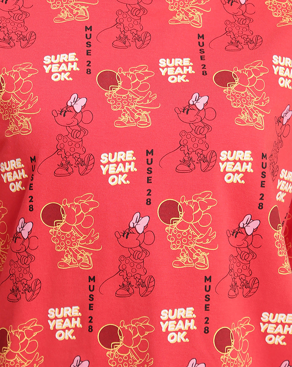 Minnie Mouse Regular Fit Tshirt Women