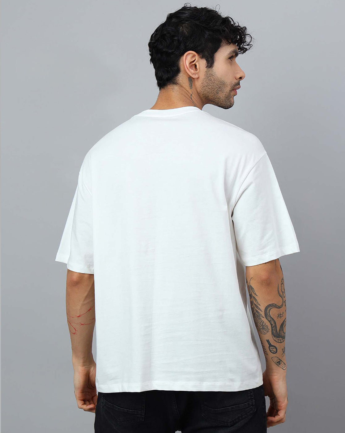 Mickey & Friends Printed Oversized Tshirt For Men