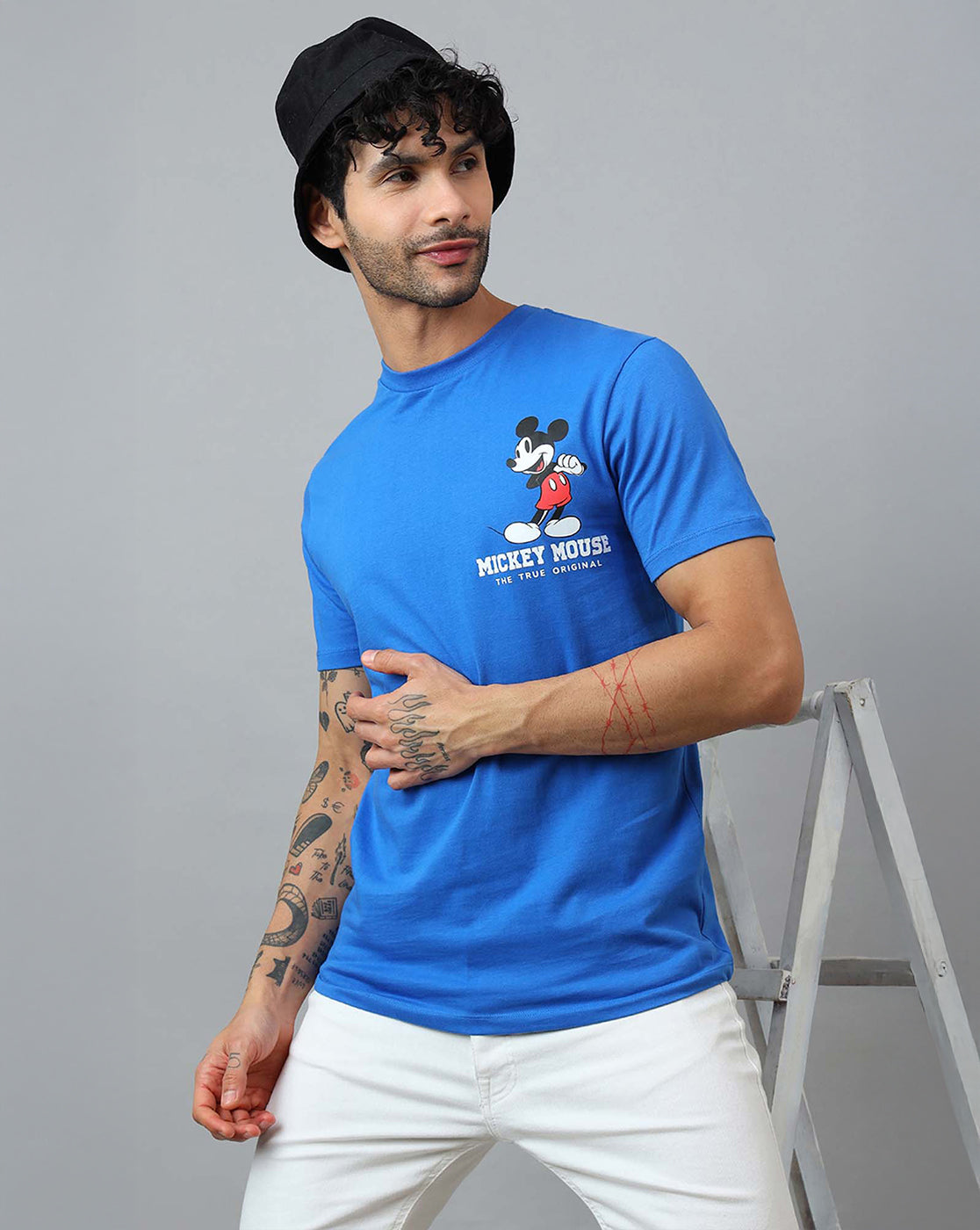 Mickey & Friends Printed Regular Fit Tshirt For Men