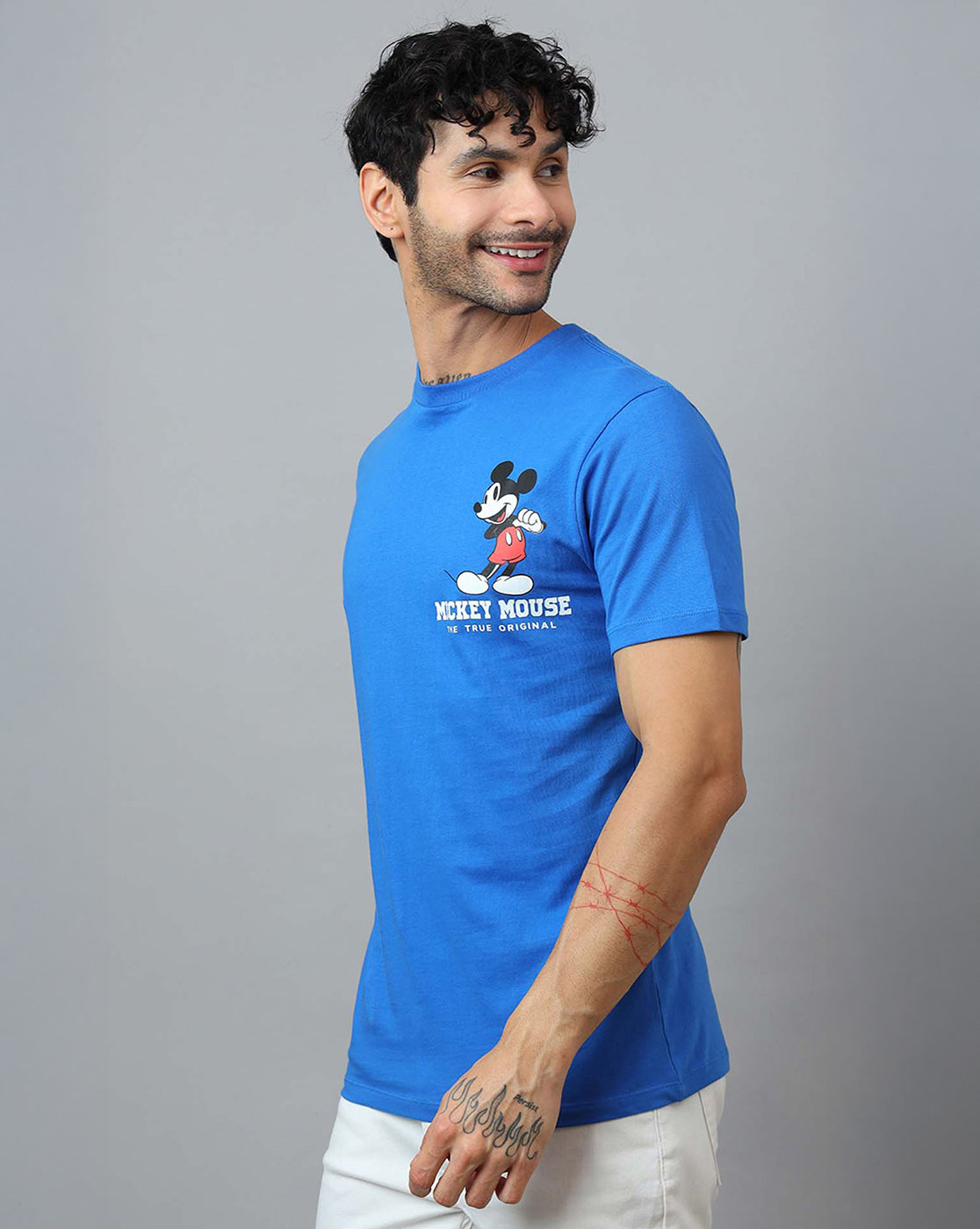 Mickey & Friends Printed Regular Fit Tshirt For Men