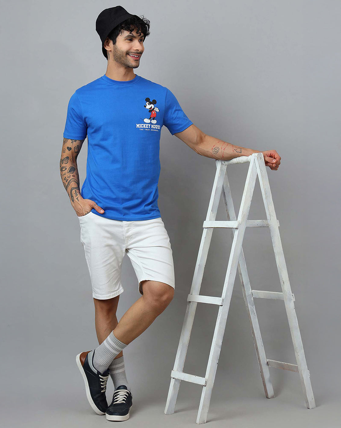 Mickey & Friends Printed Regular Fit Tshirt For Men
