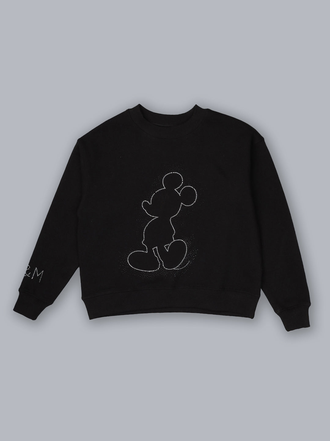 Mickey & Friends Printed Relaxed Fit Sweatshirt For Women