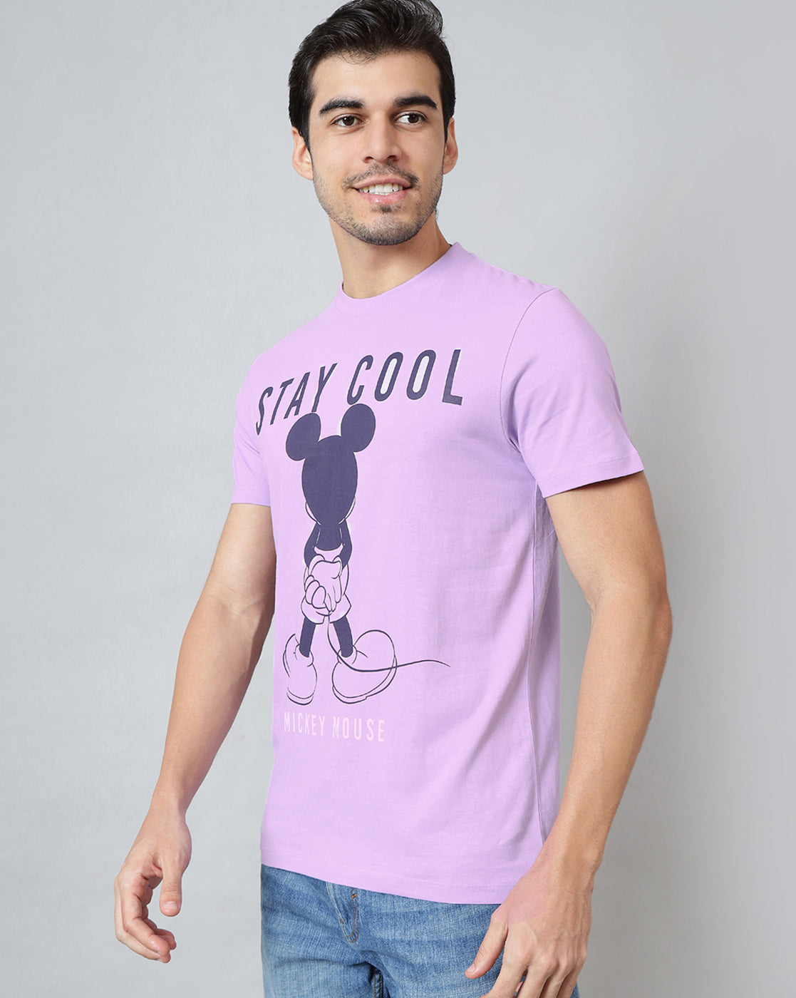 Mickey & Friends Printed Regular Fit Tshirt For Men