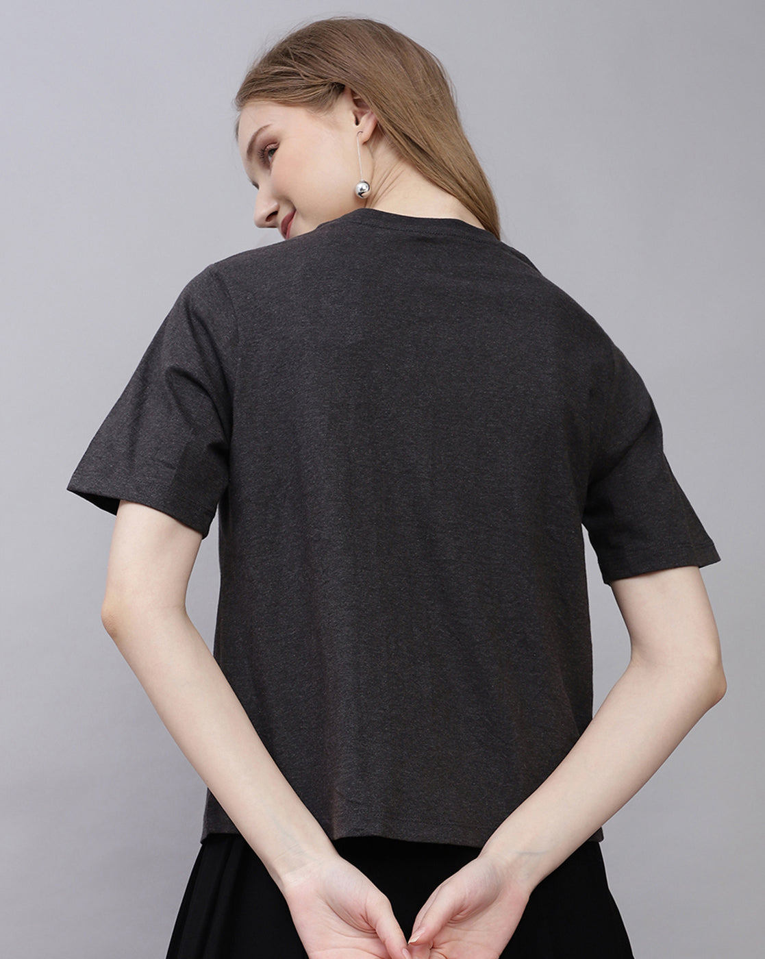 Mickey & Friends Printed Regular Fit Tshirt For Women