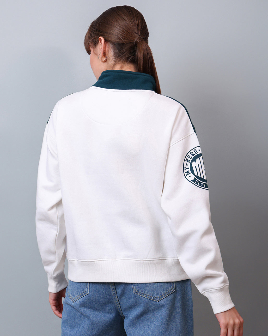 My Hero Academia Printed Relaxed Fit Sweatshirt For Women