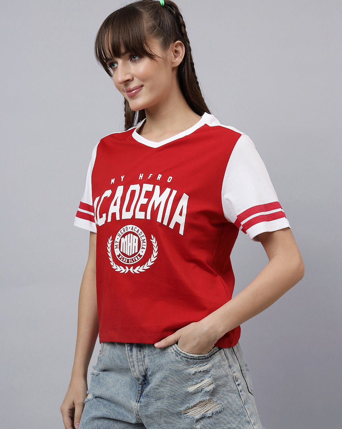 My Hero Academia Printed Regular Fit Tshirt For Women