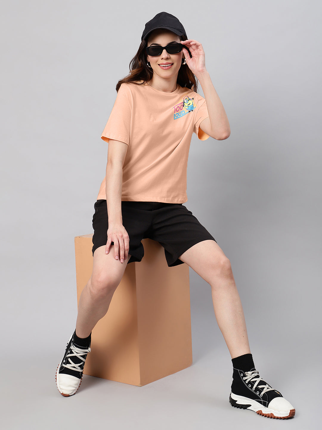 Minions Regular Fit Tshirt Women