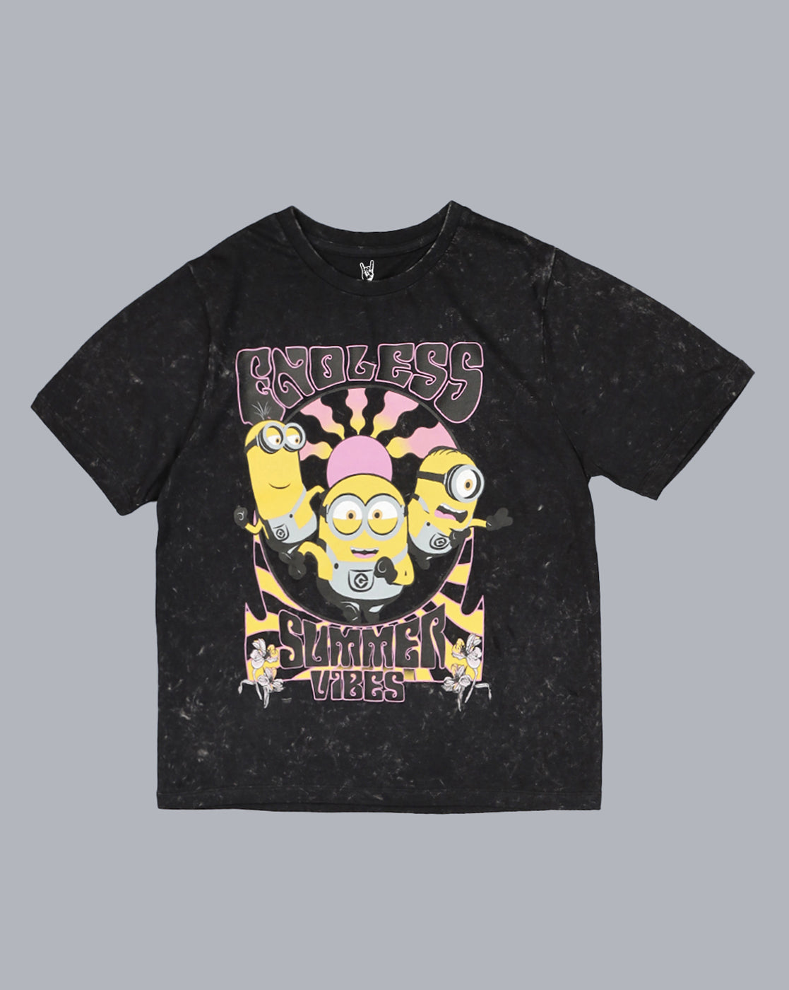 Minions Printed Regular Fit Tshirt For Women