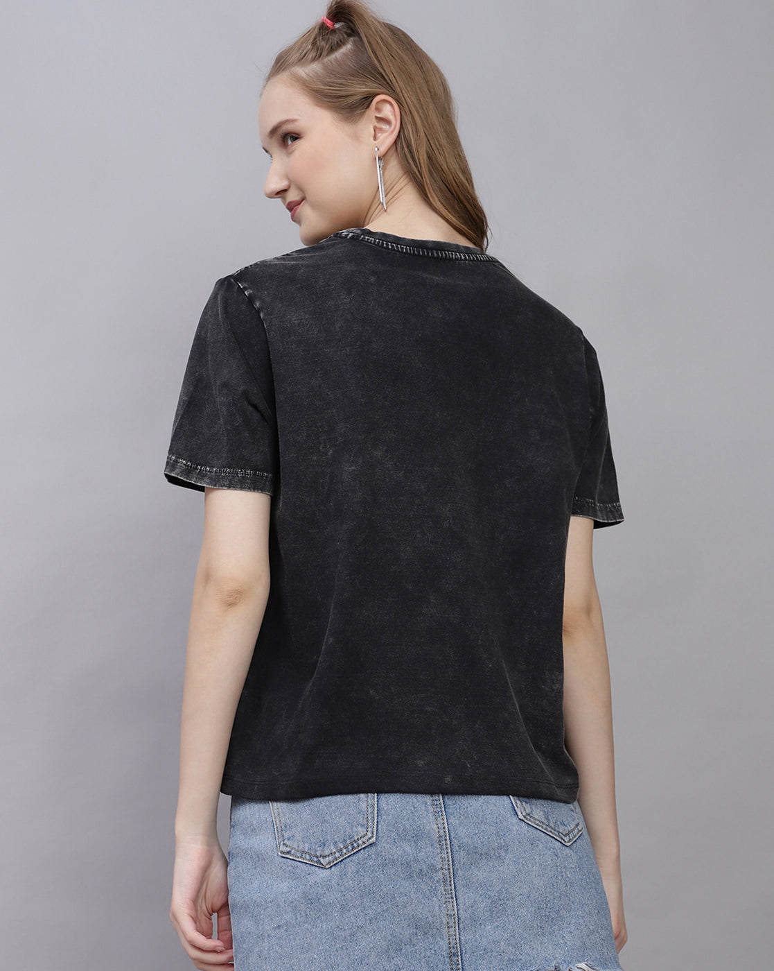Minions Printed Regular Fit Tshirt For Women