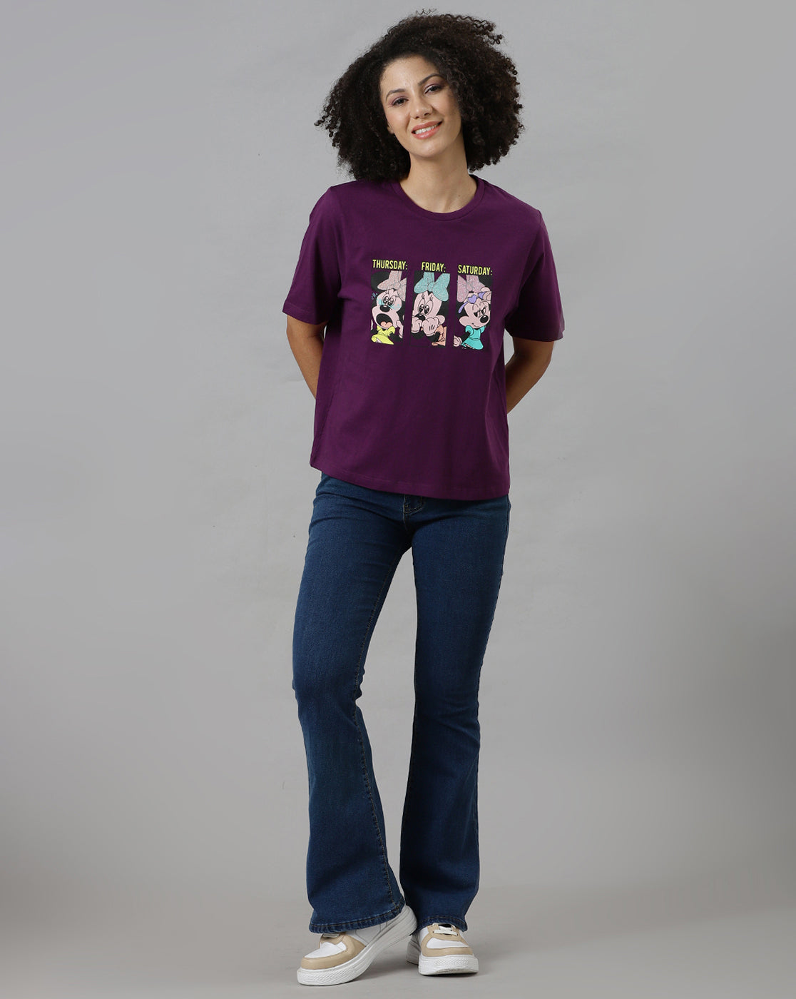 Minnie Mouse Regular Fit Tshirt Women