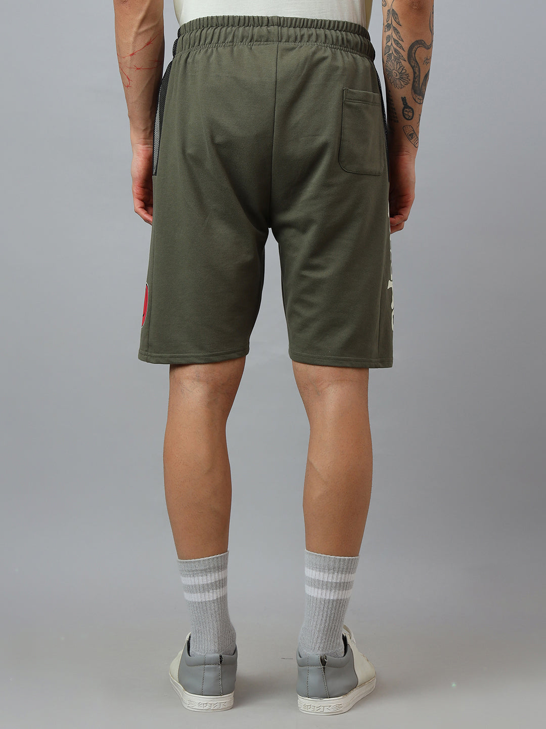 Naruto Printed Regular Fit Shorts For Men