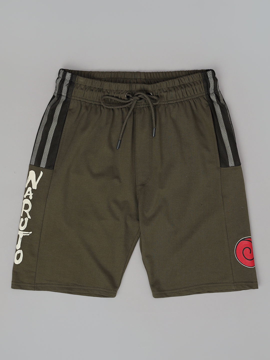 Naruto Printed Regular Fit Shorts For Men