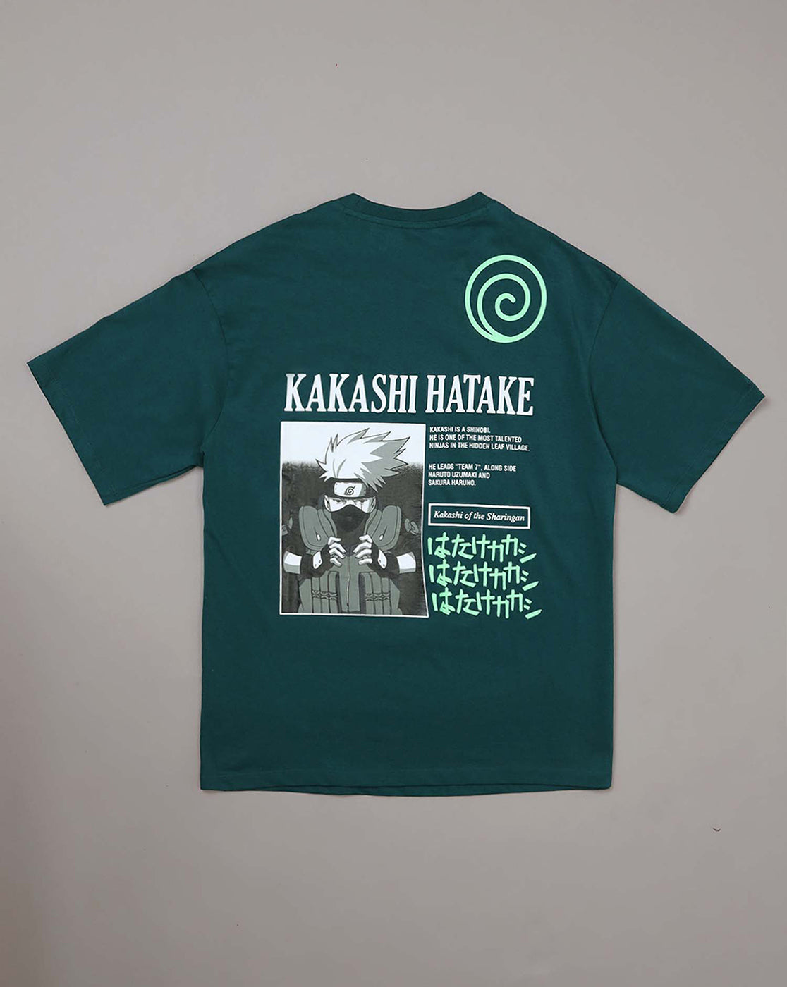 Naruto Printed Oversized Tshirt For Men
