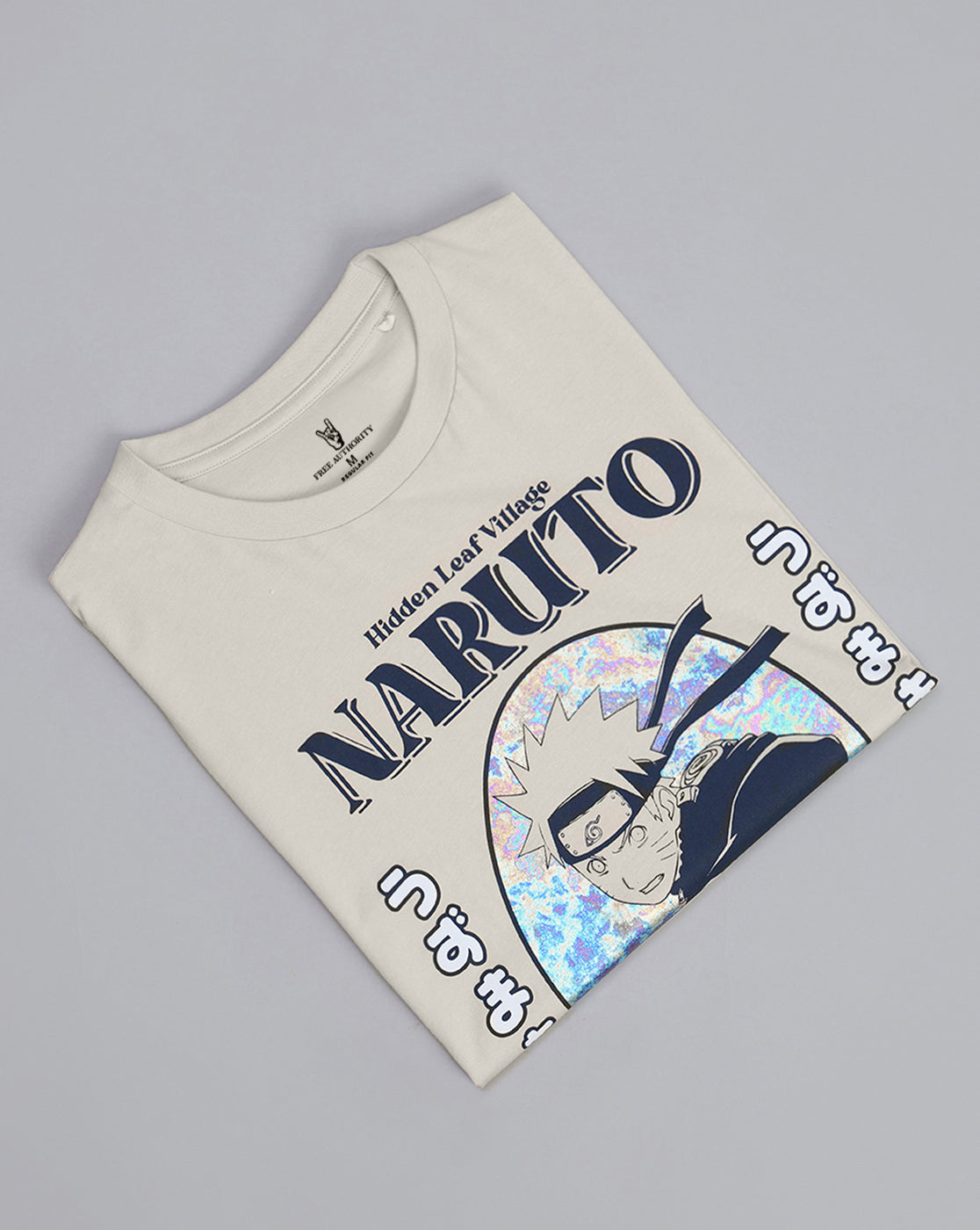 Naruto Printed Regular Fit Tshirt For Men