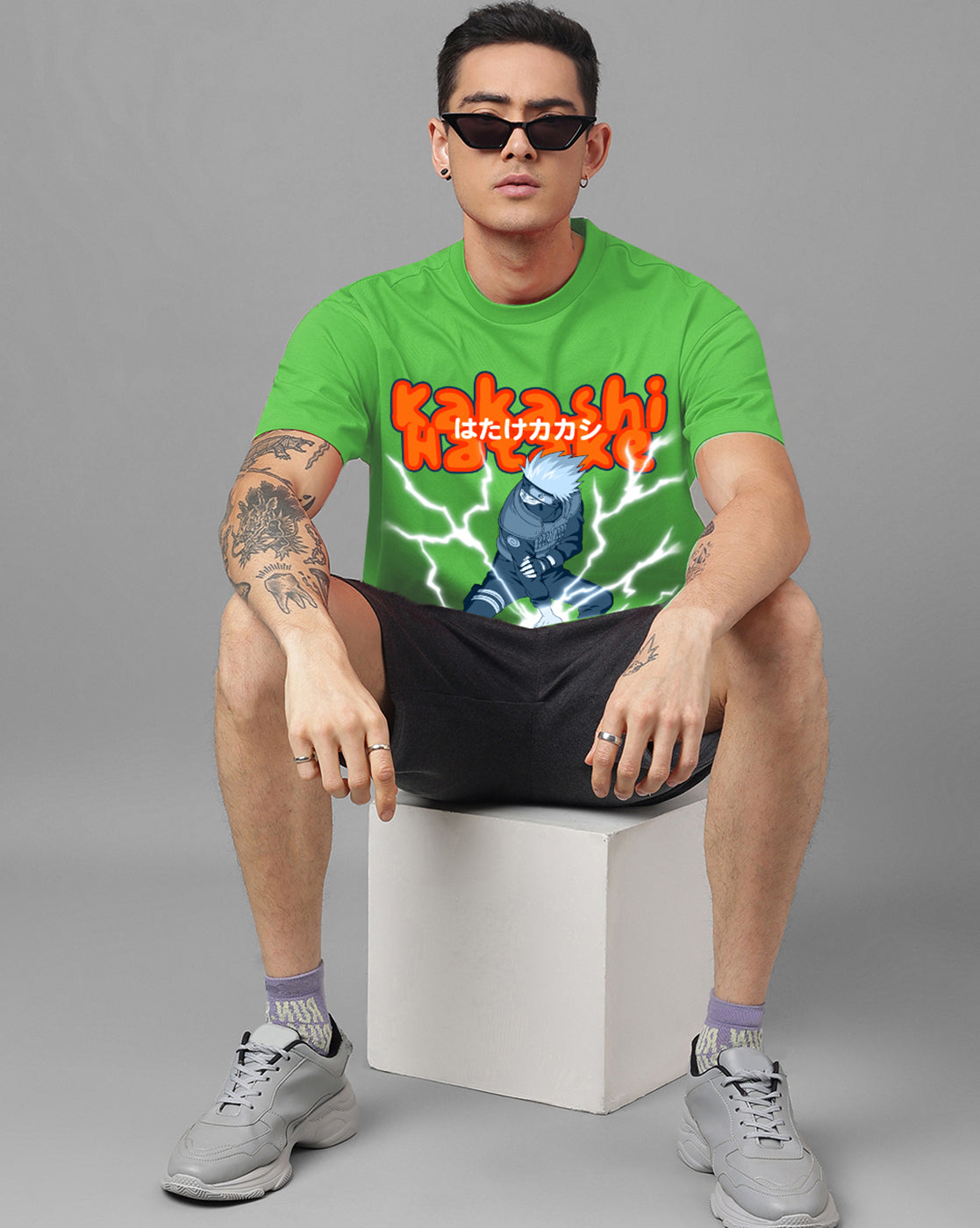 Naruto Kakashi Hatake Oversized Tshirt Men