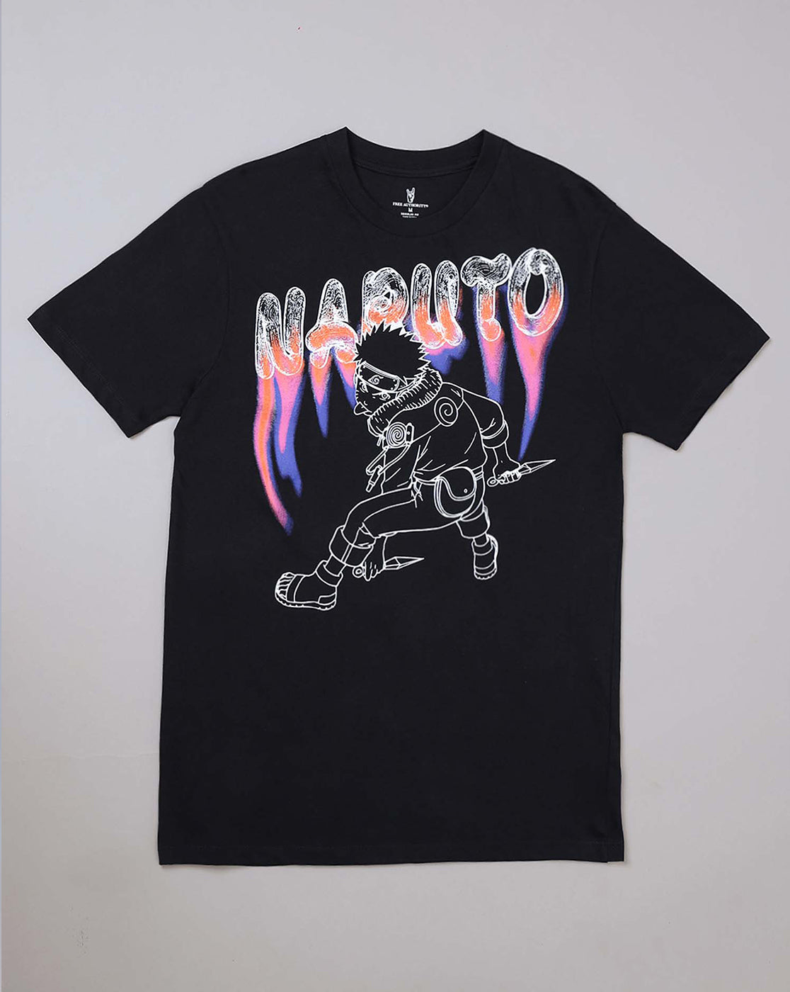Naruto Printed Regular Fit Tshirt For Men