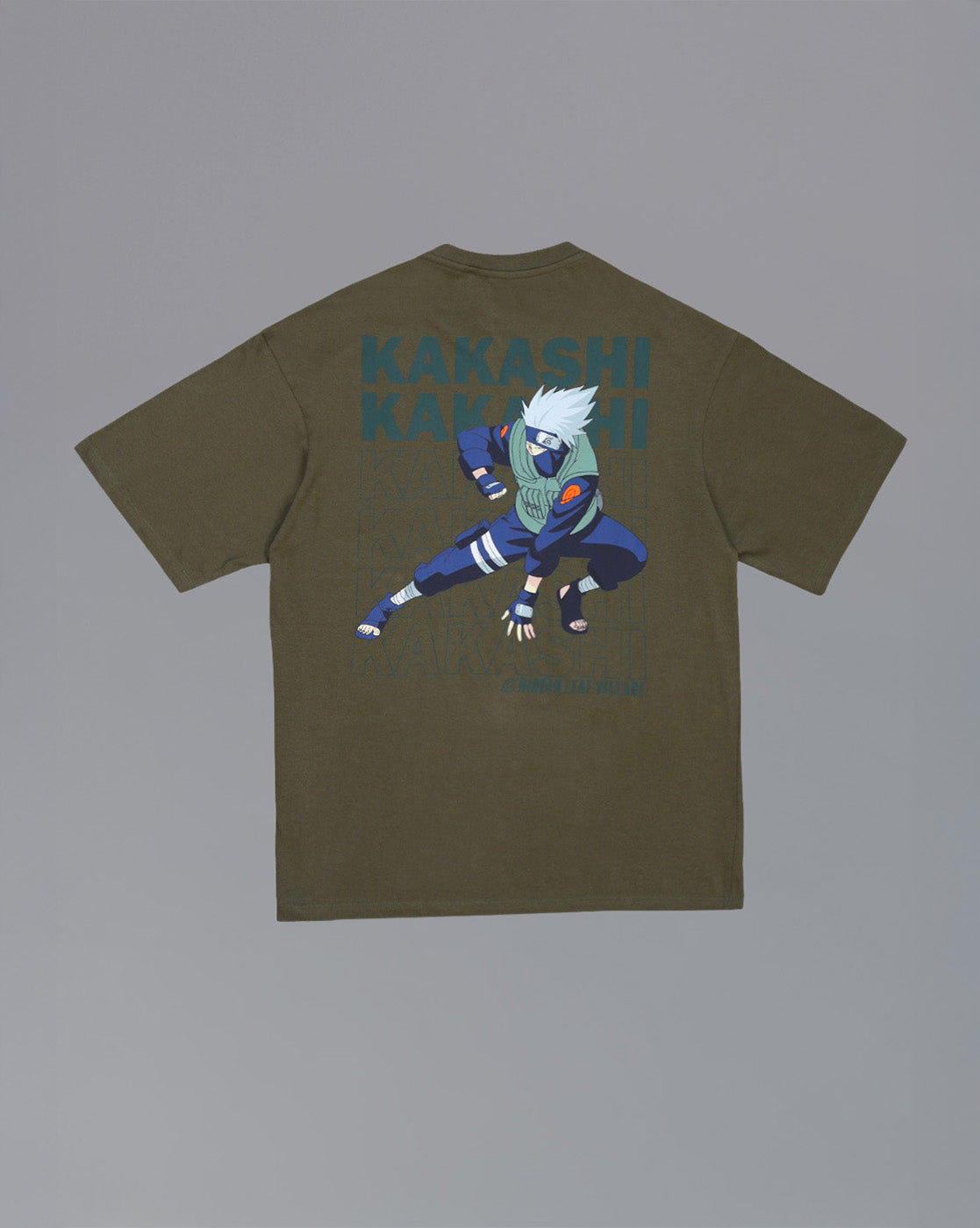 Naruto Printed Oversized Tshirt For Men