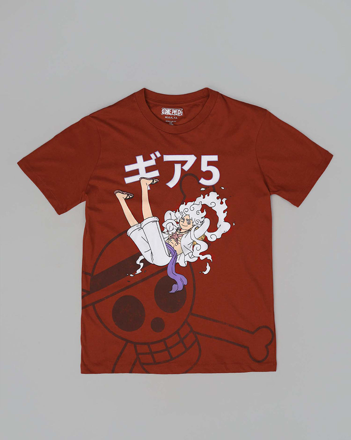 One Piece Printed Regular Fit Tshirt For Men