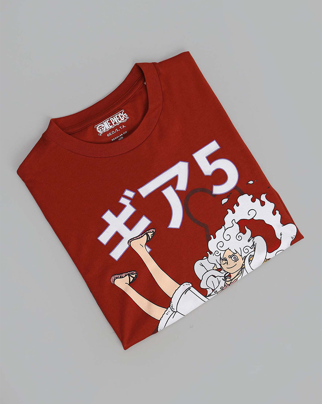 One Piece Printed Regular Fit Tshirt For Men