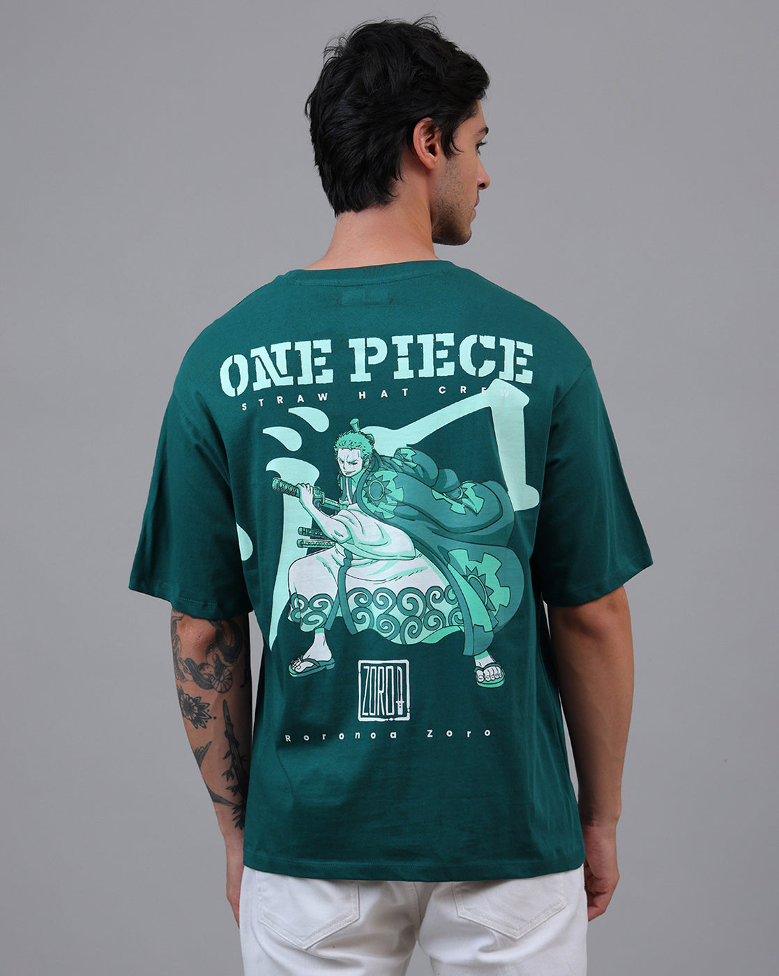 One Piece Printed Oversized Tshirt For Men
