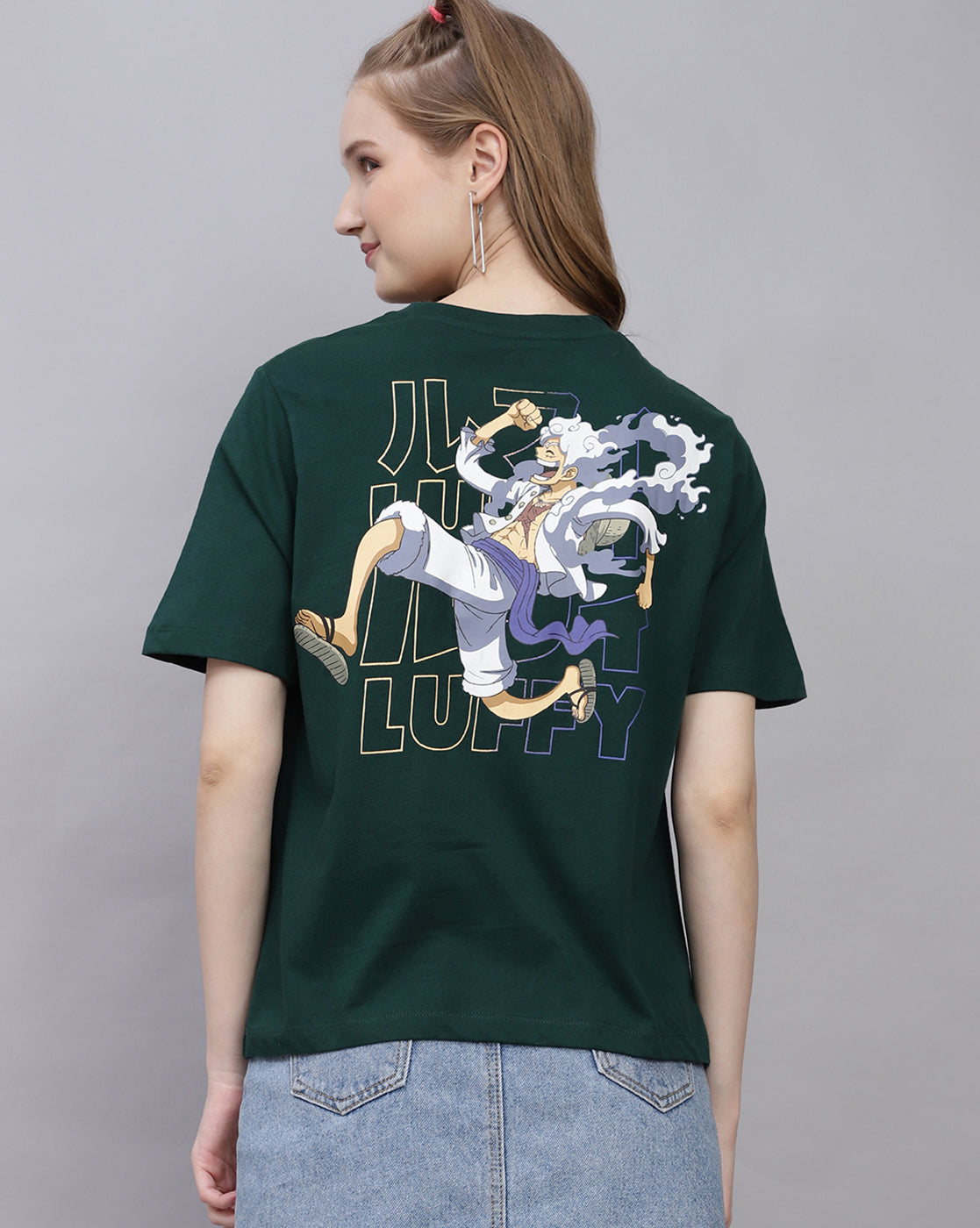One Piece Printed Regular Fit Tshirt For Women