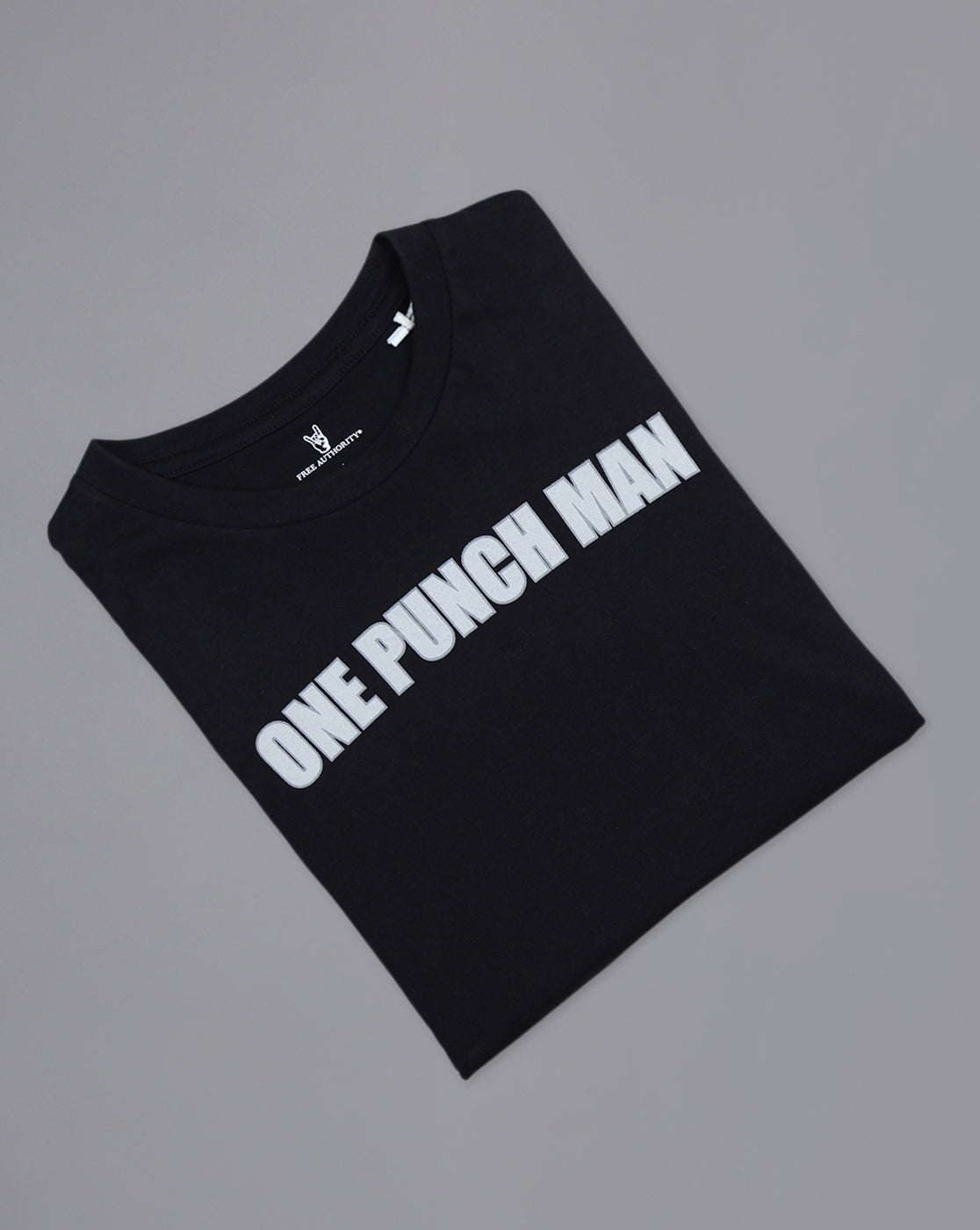 One Punch Man Saitama Black Regular Fit Tshirt For Men