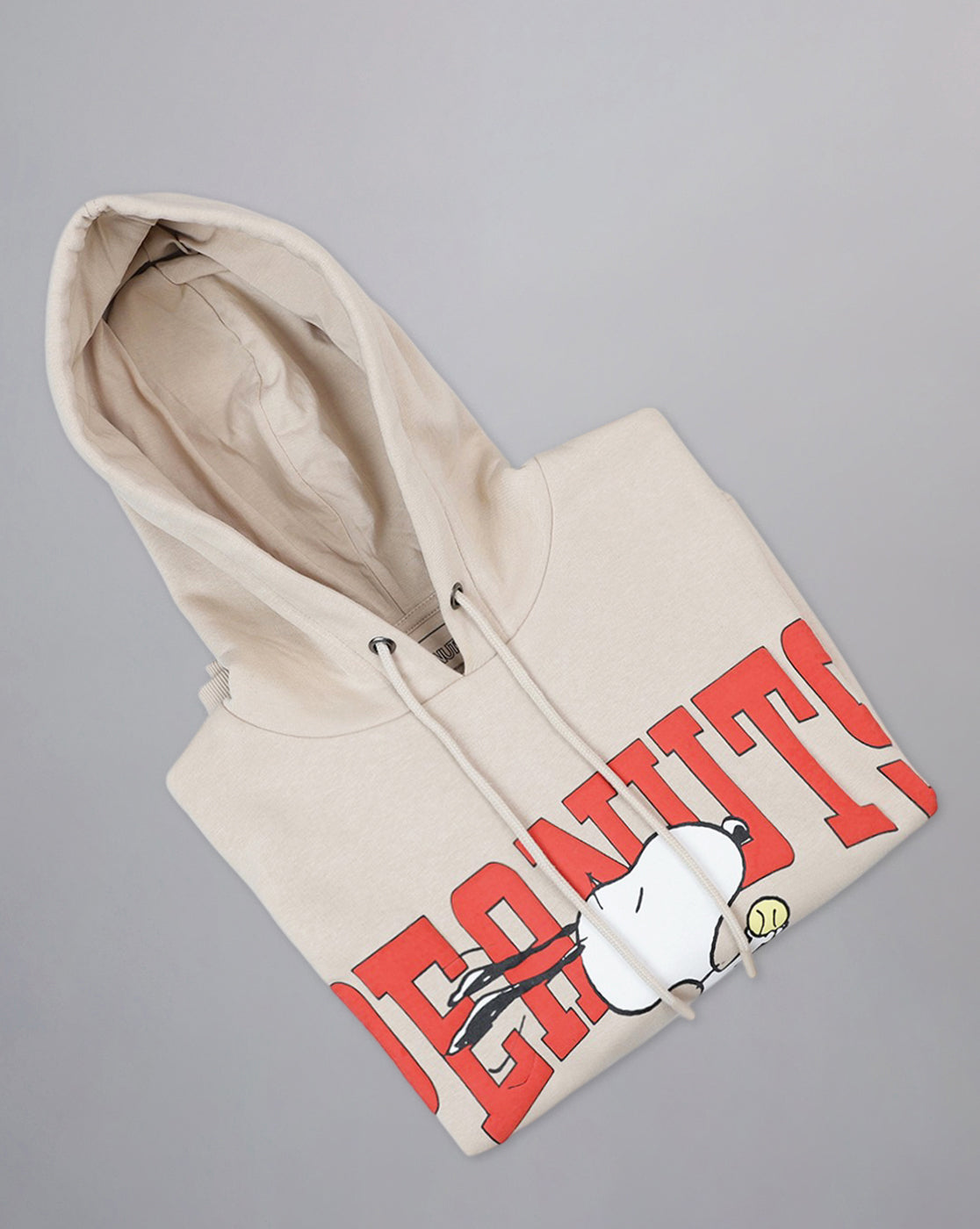 Peanuts Printed Relaxed Fit Hoodie For Women