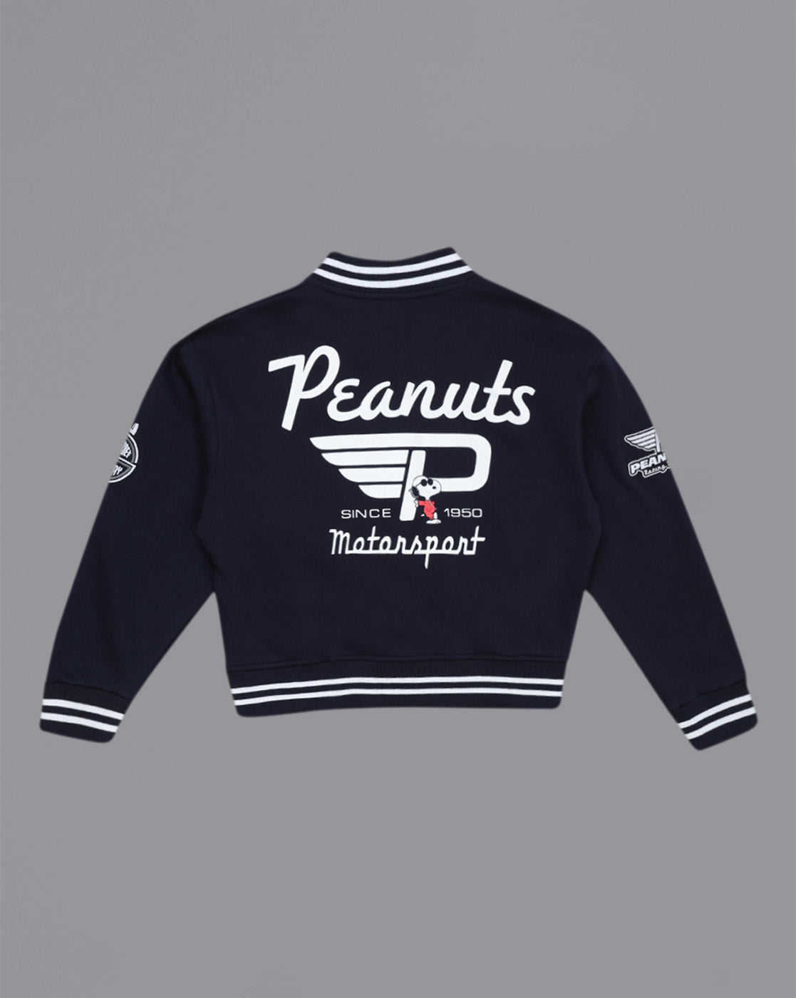 Peanuts Printed Regular Fit Jacket For Women