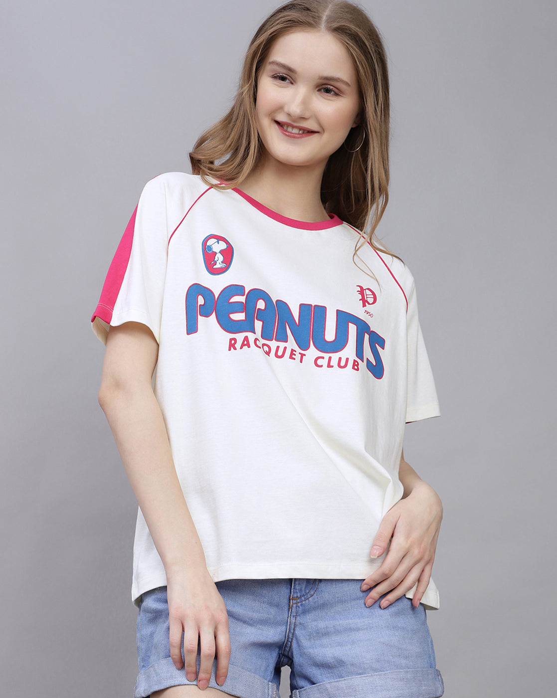 Snoopy Printed Oversized Tshirt For Women