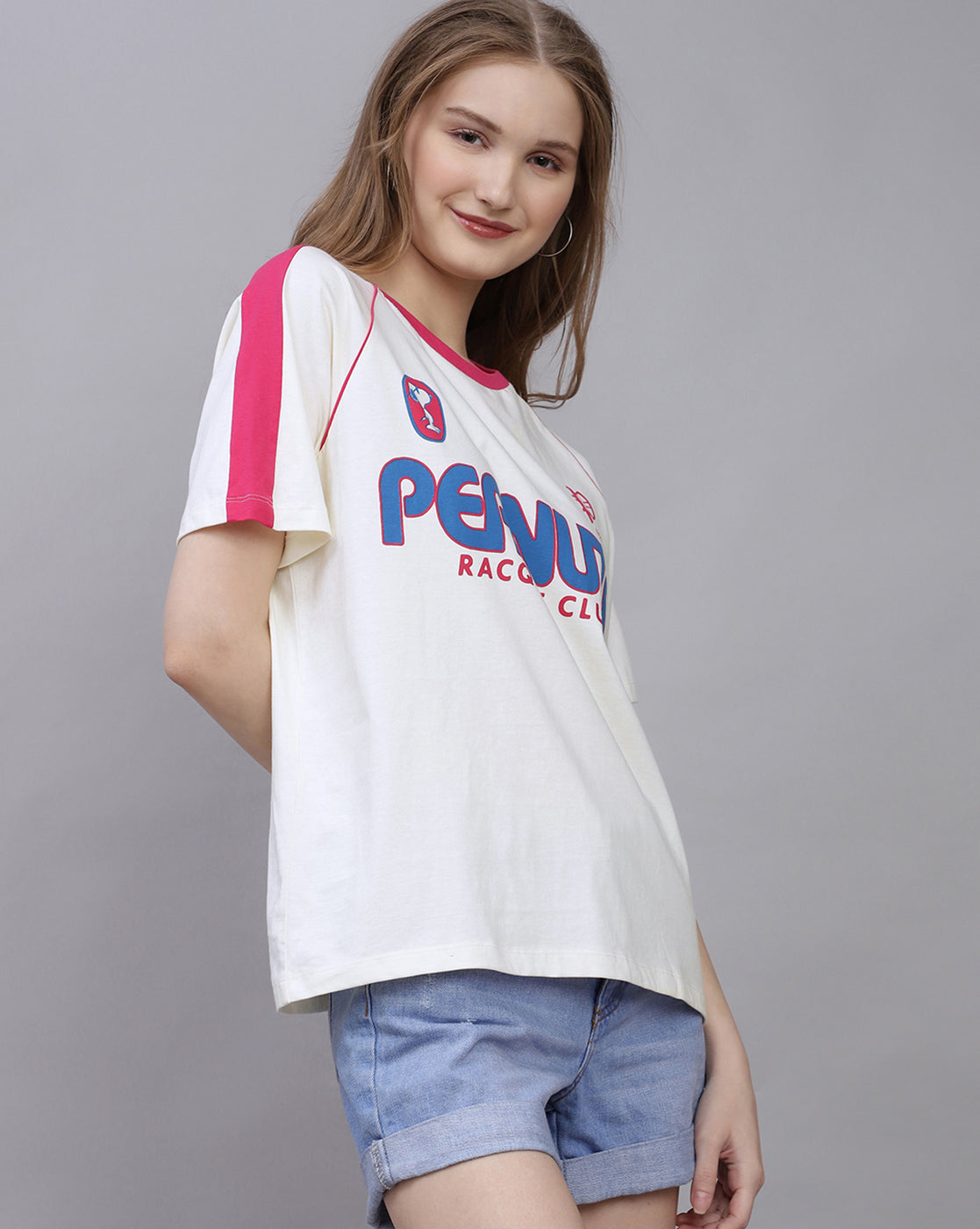 Snoopy Printed Oversized Tshirt For Women