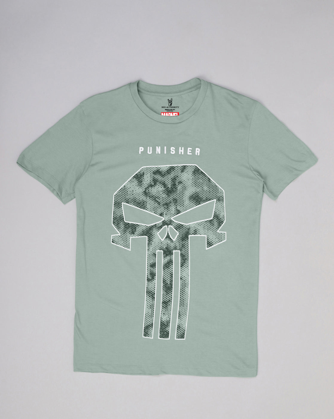 Punisher Printed Regular Fit Tshirt For Men
