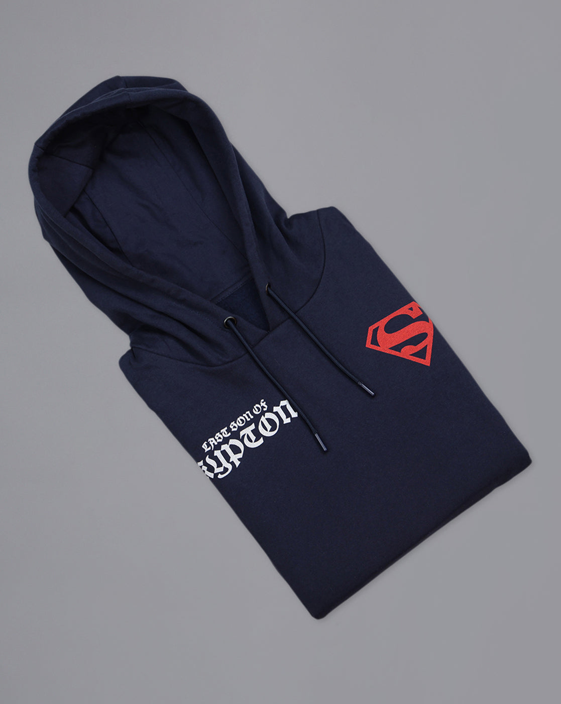 Superman Printed Regular Fit Hoodie For Men