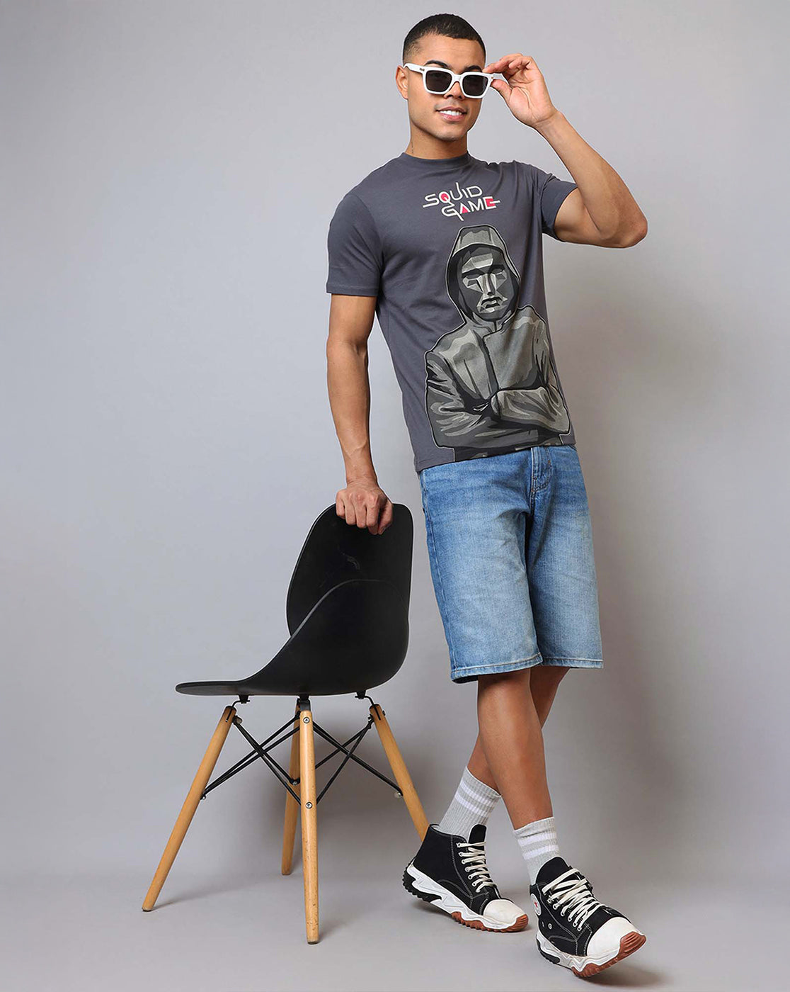 Squid Game Printed Regular Fit Tshirt For Men