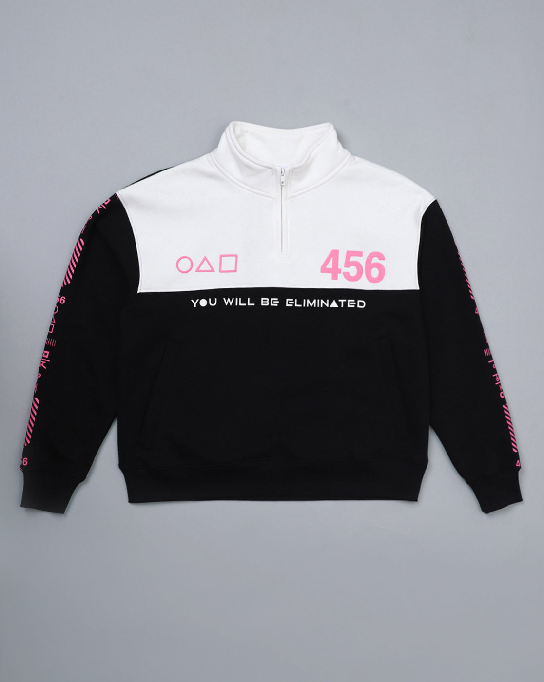 Squid Game Printed Relaxed Fit Sweatshirt For Women