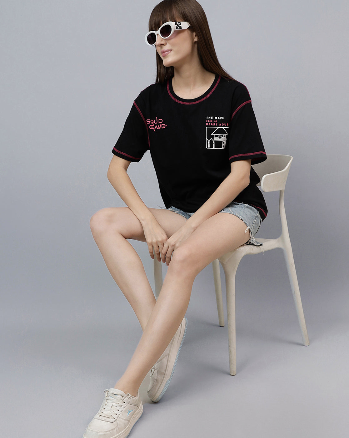 Squid Game Oversized Tshirt For Women