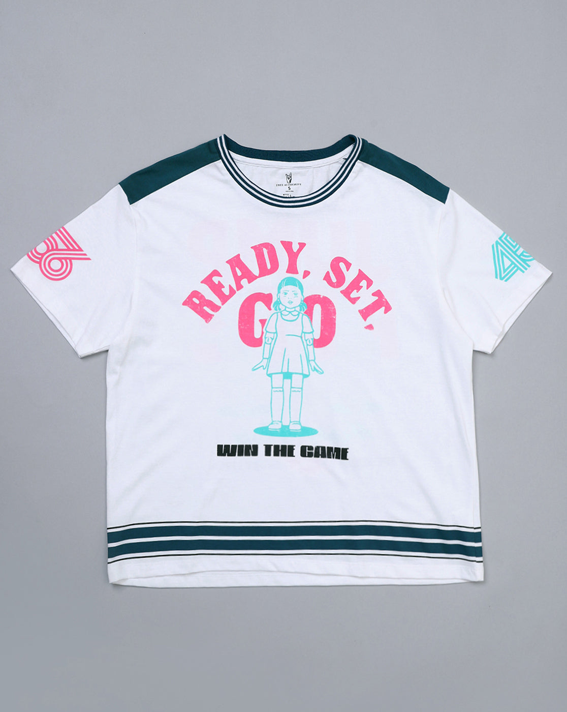 Squid Game Printed Oversized Tshirt For Women