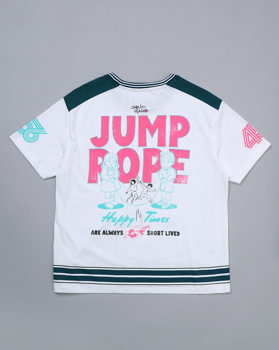 Squid Game Printed Oversized Tshirt For Women