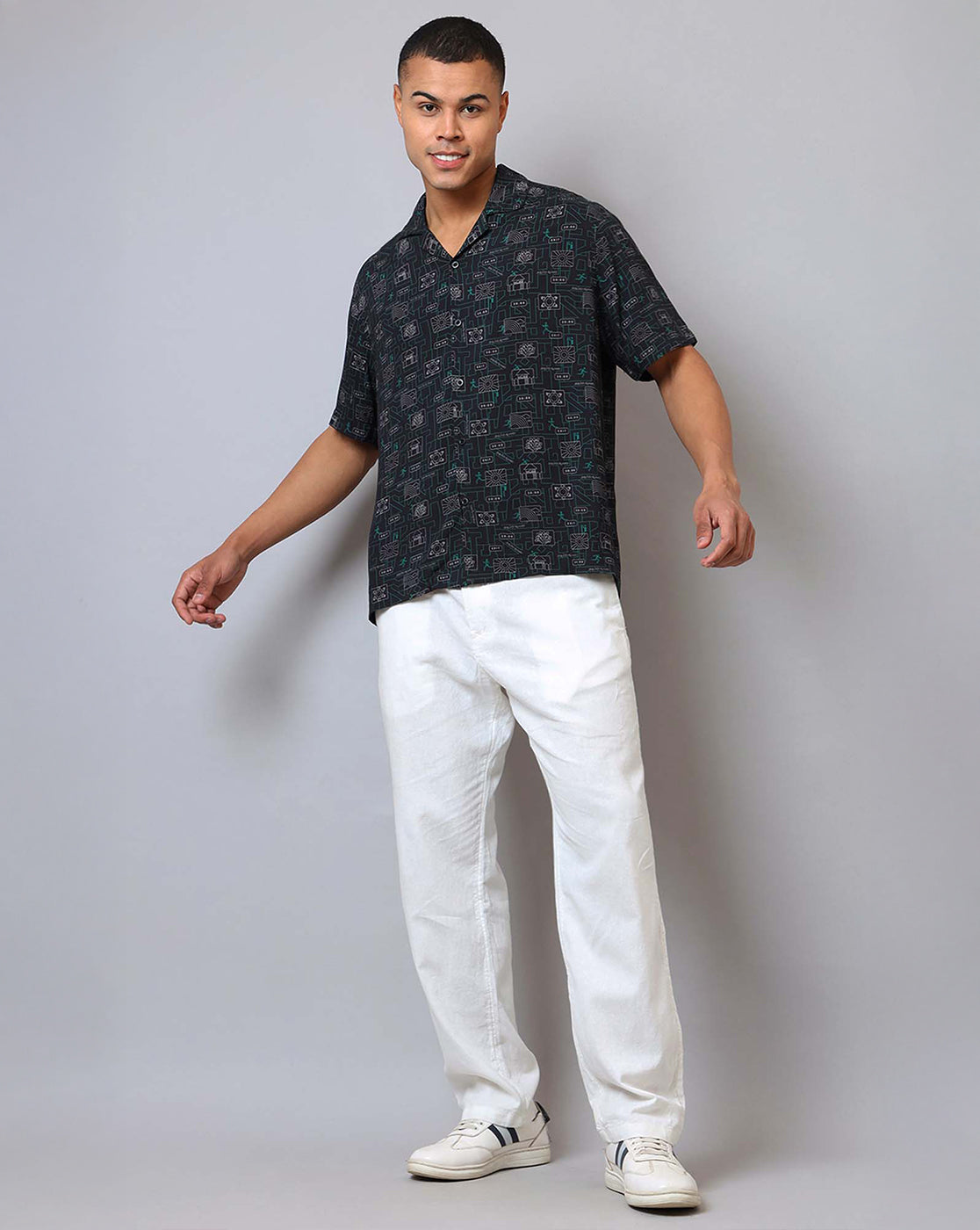 Squid Game Printed Regular Fit Shirt For Men
