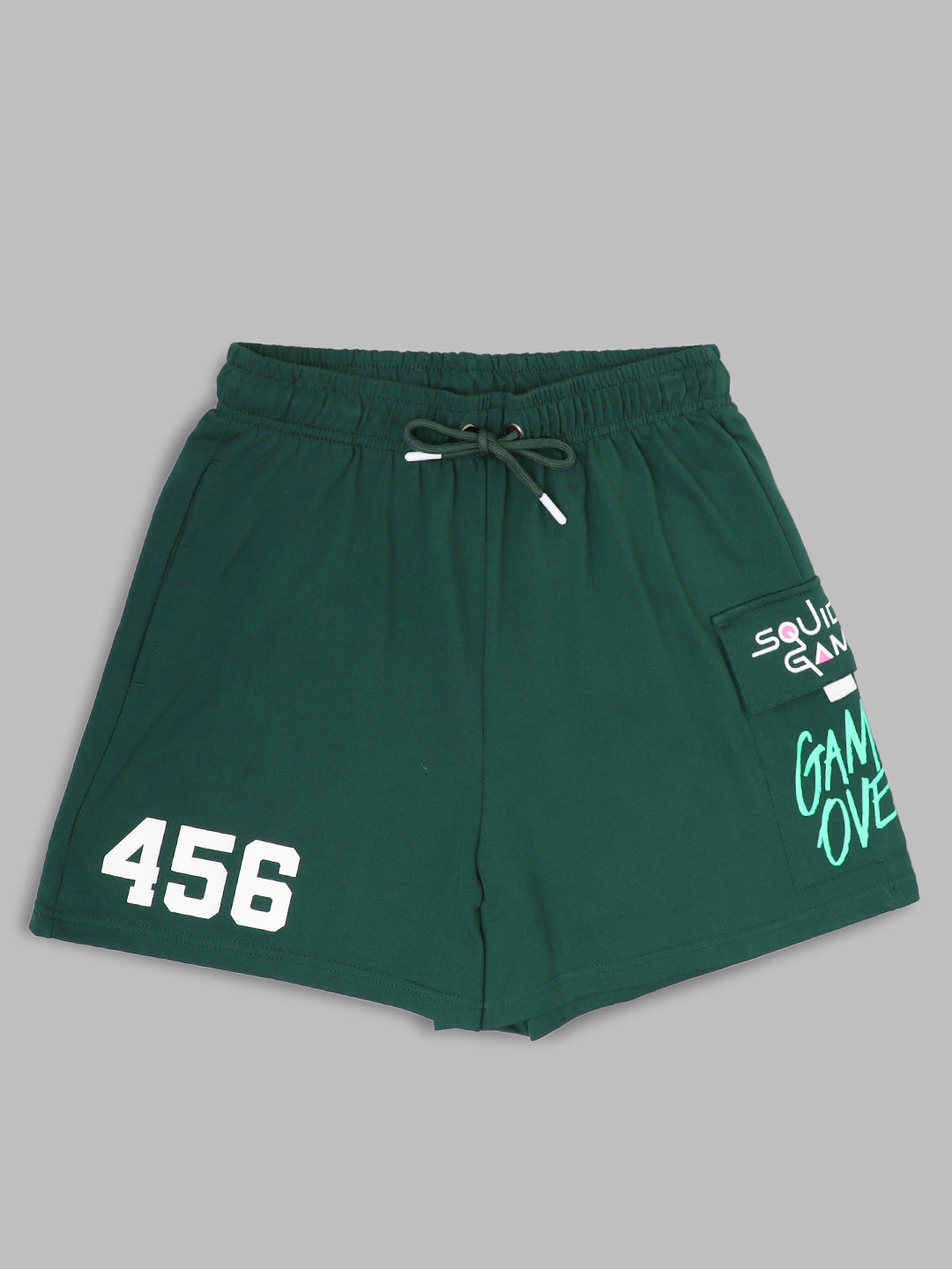 Squid Game Printed T-Shirt & Shorts Co-Ords Set For Women